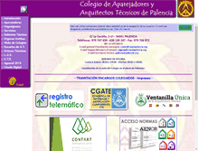 Tablet Screenshot of coaatpalencia.org